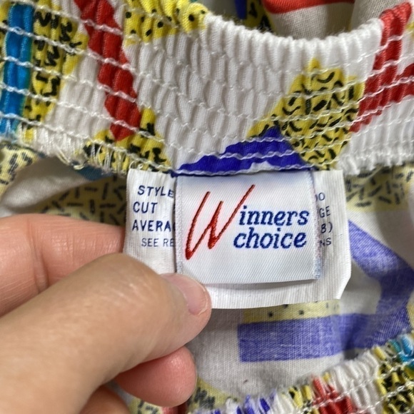 Vintage Winner's Choice Retro Wide Leg Capri Pants Size Large - Picture 4 of 8